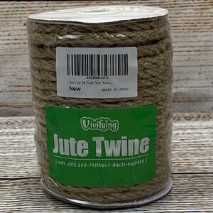 Vivifying Jute Twine 68 Feet 3mm Natural Fiber Eco-Friendly‎ Multi-Purpose